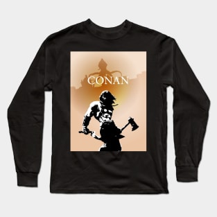 Conan - Board Games Design - Movie Poster Style - Board Game Art Long Sleeve T-Shirt